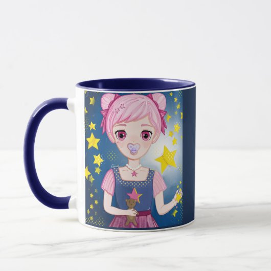 Lumi's wereld anime kunst mok (Links)
