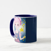 Lumi's wereld anime kunst mok (Voorkant links)