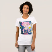 Lumi's wereld anime kunst T-shirts (Voorkant volledig)