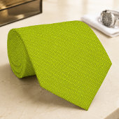 Lumivern Limegroene Micro Patroon Stropdas