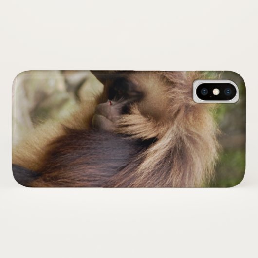 Lummelende Aap Case-Mate iPhone Case (Achterkant (horizontaal))