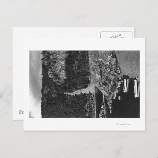 Lummi Island, WA - Lummi Rocks Uitzicht met Row Briefkaart (Voorkant / Achterkant)