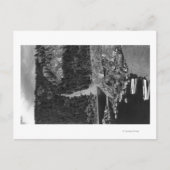 Lummi Island, WA - Lummi Rocks Uitzicht met Row Briefkaart (Voorkant)