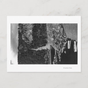 Lummi Island, WA - Lummi Rocks Uitzicht met Row Briefkaart