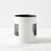 Lummi Island, WA - Lummi Rocks Uitzicht met Row Mok (Midden)