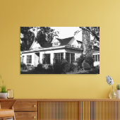 Lummi Island, WA - Uitzicht Loganita Lodge Photogr Canvas Afdruk (Insitu (Woonkamer))