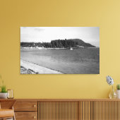 Lummi Island, WA - Uitzicht van Lago Bay Foto Canvas Afdruk (Insitu (Woonkamer))