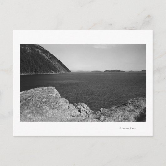 Lummi Island, WA - Uitzicht van Lummi Rocks Briefkaart (Voorkant)