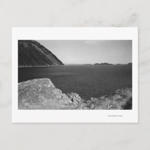 Lummi Island, WA - Uitzicht van Lummi Rocks Briefkaart