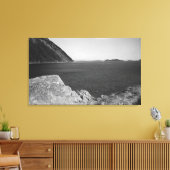 Lummi Island, WA - Uitzicht van Lummi Rocks Canvas Afdruk (Insitu (Woonkamer))