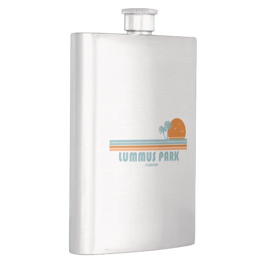 Lummus Park Florida Sun Palm Trees Flacon (Rechts)