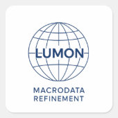 Lumon Macrodata Refinement Vierkante Sticker (Voorkant)