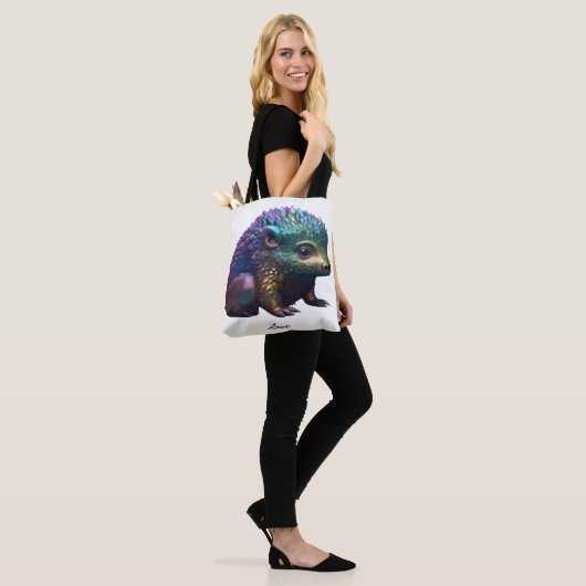 Lumos de egel tote bag (Op model)