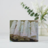 Lumpia - Filipino Food Briefkaart (Staand voorkant)