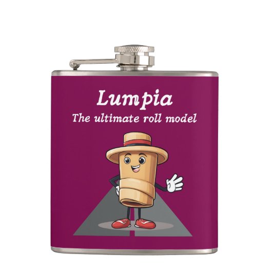 Lumpia: het ultieme rolmodel heupfles (Voorkant)