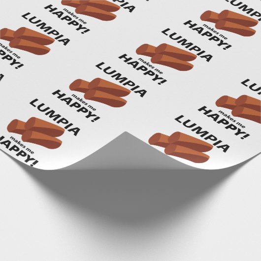 Lumpia maakt me blij Lumpia Cadeaupapier (Hoek)