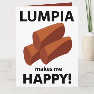 Lumpia maakt me blij Lumpia Kaart