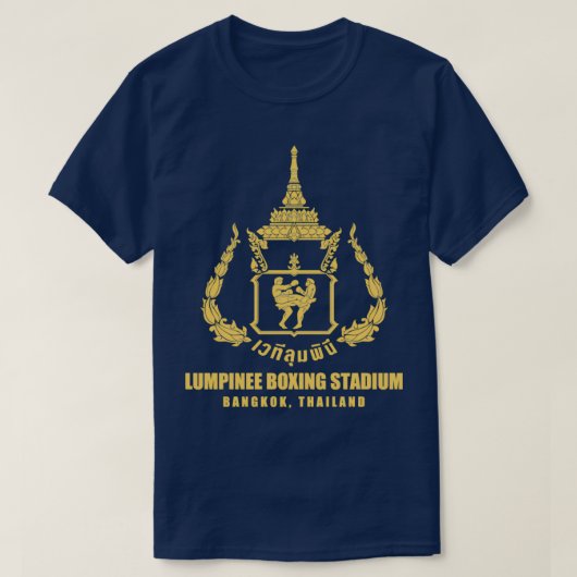 LUMPINEE MUAY THAI BOXE STADIUM THAILAND T-SHIRT (Design voorkant)