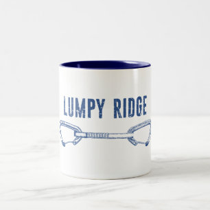 Lumpy Ridge Rock Climbing Sneltrekker Tweekleurige Koffiemok