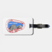 Lumpy Ridge Rock tijdens Carabiner Bagagelabel (Achterkant horizontaal)