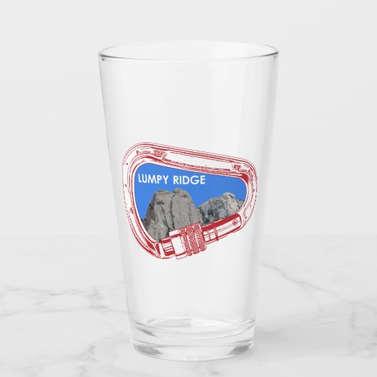 Lumpy Ridge Rock tijdens Carabiner Glas (Voorkant)