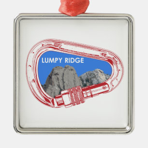 Lumpy Ridge Rock tijdens Carabiner Metalen Ornament