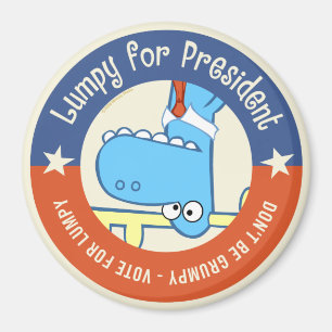 Lumpy voor President Magneet