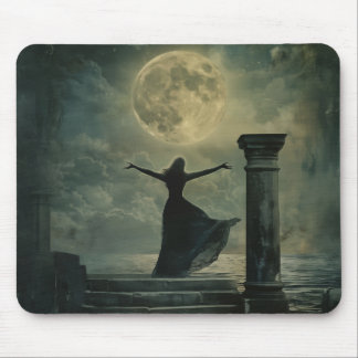 Luna aanbidding #1 bovennatuurlijk occult muismat