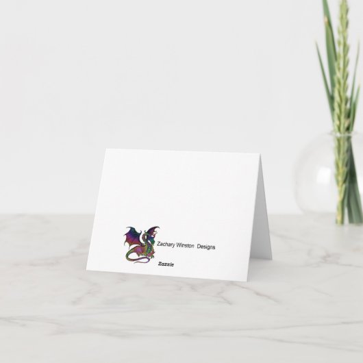 Luna and Friends Bedankkaart (Achterkant)