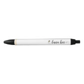 Luna Bee Zwarte Inkt Pen (Voorkant)