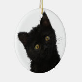 Luna Bella Zwart Katje Keramisch Ornament (Rechts)