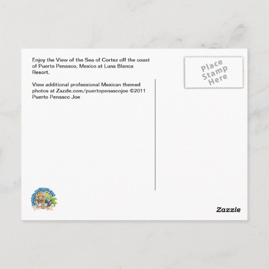 Luna Blanca Briefkaart (Achterkant)