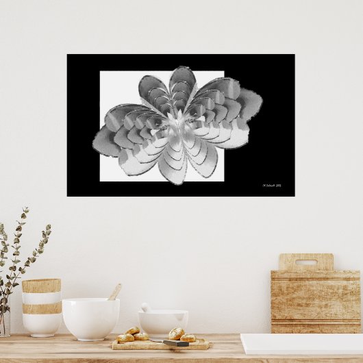 Luna Butterfly Poster (Keuken)