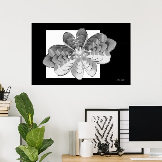 Luna Butterfly Poster (Thuiskantoor)