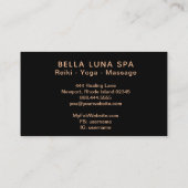 *~* Luna Cosmic Moon Universe Shaman Moons Visitekaartje (Achterkant)