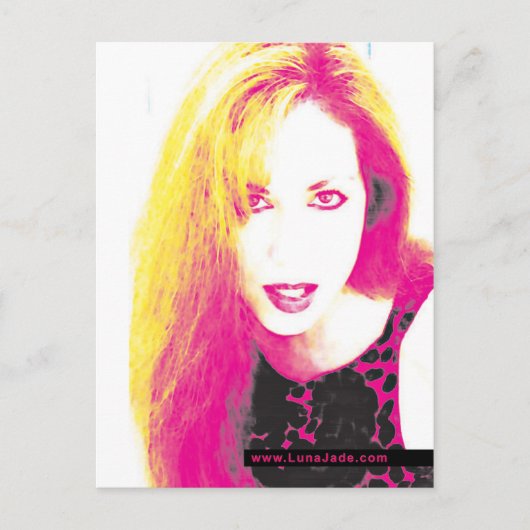 Luna CYMK Briefkaart (Voorkant)