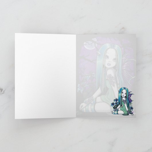 "Luna" de Gotische Kaart van de Kunst van de Fee (Binnen)