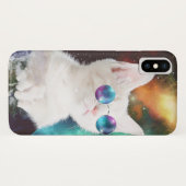 Luna de Ruimtekater iPhone X Hoesje (Achterkant (horizontaal))