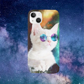 Luna de Space Cat iPhone Hoesje