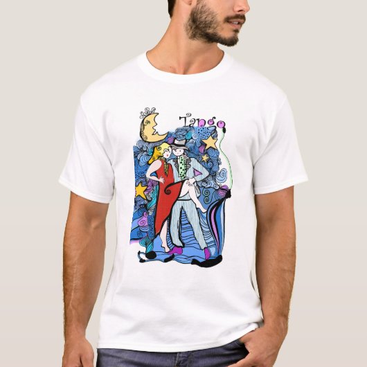 Luna de Tango Cartoon T-shirt (Voorkant)