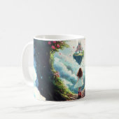 Luna en het wolkenkasteel - Betoverde Mok (Voorkant links)