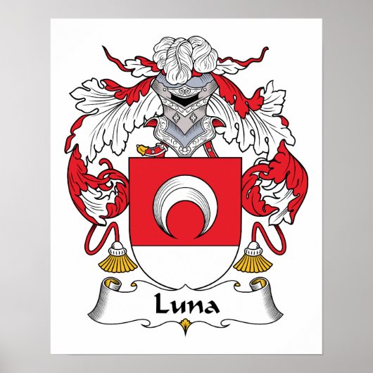 Luna Family Crest Poster (Voorkant)