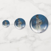 Luna Goddess bij nacht verstrooiende sterren Confetti (Voorkanten)