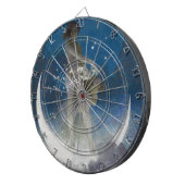 Luna Goddess bij nacht verstrooiende sterren Dartbord (Voorkant Rechts)