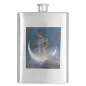 Luna Goddess bij nacht verstrooiende sterren Flacon (Voorkant)