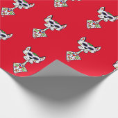 Luna het Kat Wrapping Papier (Hoek)