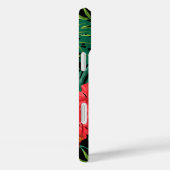 Luna Hibiscus Garden Hawaiian - Rood en Zwart Case-Mate iPhone Case (Achterkant / Rechts)