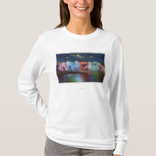 Luna Island Night Uitzicht of New Rainbow Bridge T-shirt
