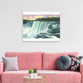 Luna Island Uitzicht of American Herfst Canvas Afdruk (Insitu (Woonkamer))