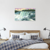 Luna Island Uitzicht of American Herfst Canvas Afdruk (Insitu (Slaapkamer))